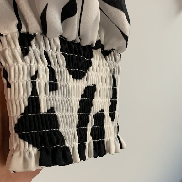 INC V neck ruffle hem shirt - Picture 6 of 6